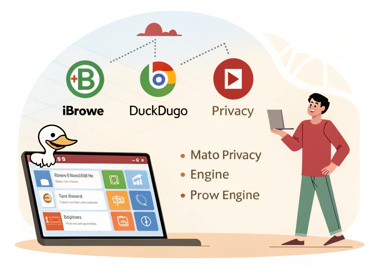 iBrowe Search vs DuckDuckGo