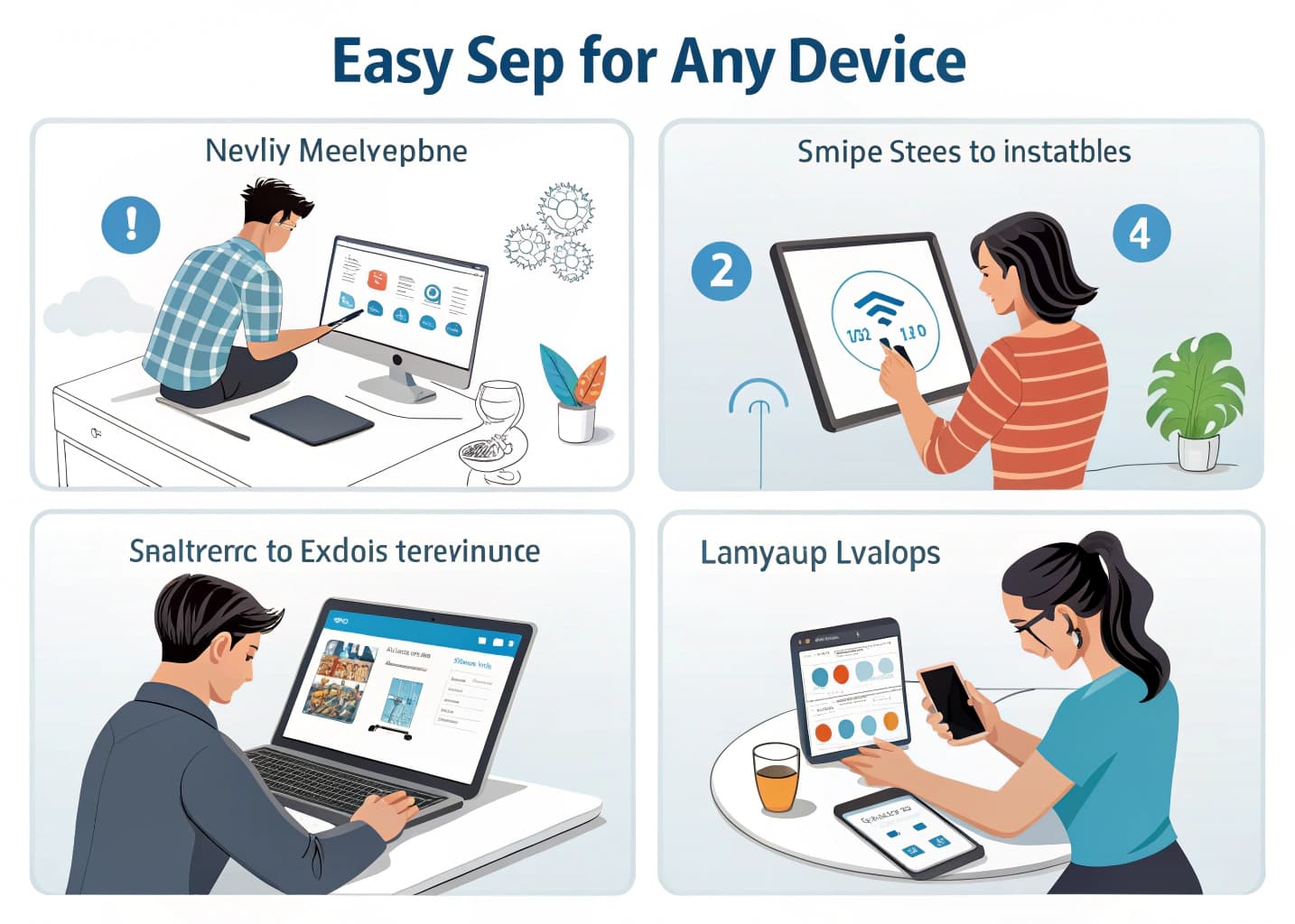 Easy to set up. Ready on every device.